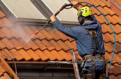 Démoussage et hydrofuge de toiture aux Moitiers-d'Allonne
